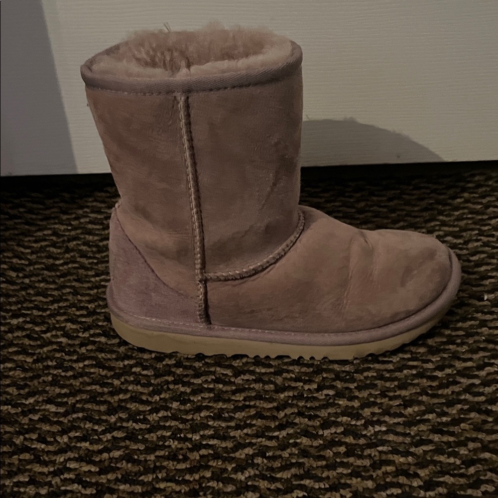 UGG Pink Fluffy Slippers
